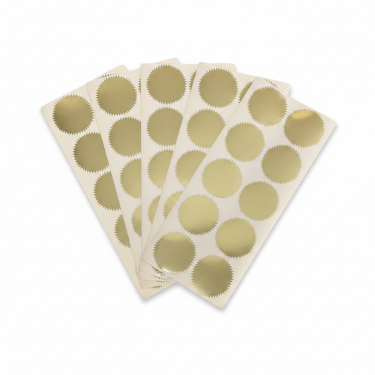 Pastilles dorées - Visuel premium